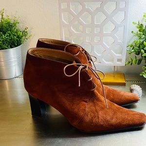 ANNE KLEIN VOGUE BURNT ORANGE SUEDE